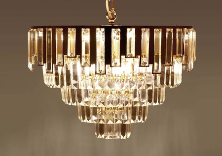 Żyrandol K-8175 z serii CAMERON GOLD