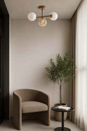 Lampa sufitowa szklane kule K-5845 z serii LEMO