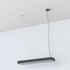 Nowodvorski Lampa wisząca grafitowa SOFT LED 90X20 7532