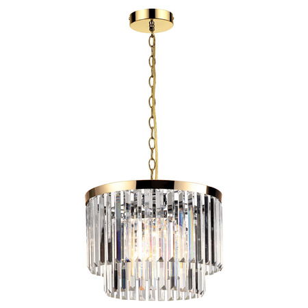 Light prestige Vetro wisząca antyczne złoto LP-2910/5P AGD