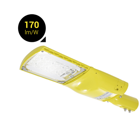 Lampa uliczna LUXA DOB ZEBRA żółta oświetlenie przejść dla pieszych 35W 2700K