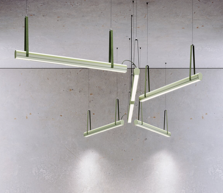 Kluś Lampa wisząca LED Tulip TU MANY ZW L=1131mm, mikropryzma liniowa, 76W, 3000K, DALI, NATURAL