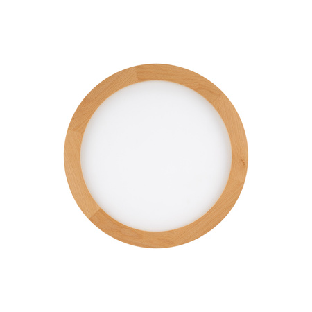 Plafon Aqua Wood Buk 30cm 24W LED drewniany