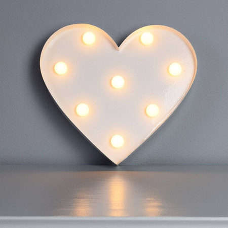 SERCE PLASTIKOWE LED