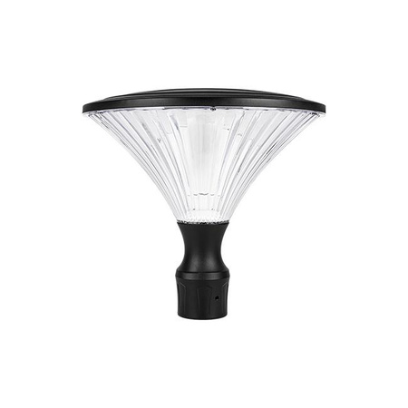 Lampa LED parkowa latarnia E27 Plexio czarna