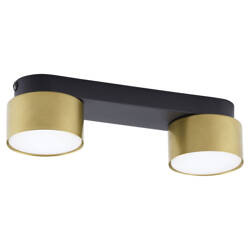 Lampa sufitowa SPACE Black/Gold 2xGX53