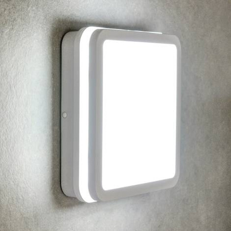 Plafoniera kwadrat Led 18W 4000K IP54 biała