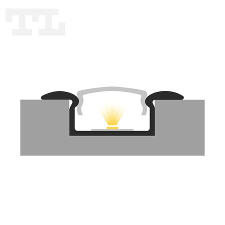 LED P6-1 Profil 2000 mm biały lakierowany (nr kat 866111)