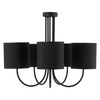 Lampa sufitowa TORENS Black 5xE27