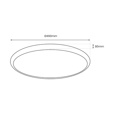 Plafon MOONCAT PINK 34W LED