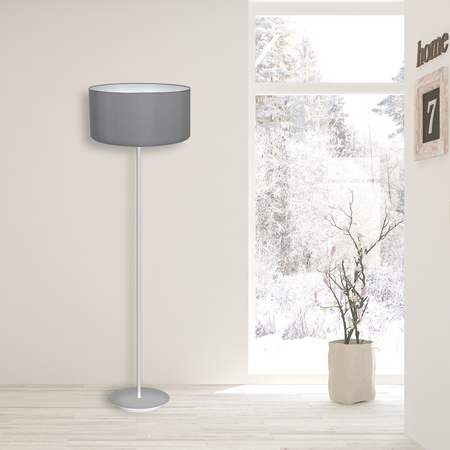 LAMPA STOJĄCA BARI GREY 1xE27