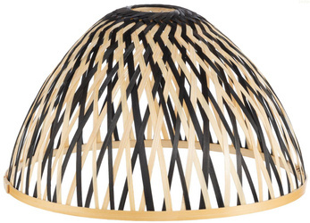 Klosz BOHO bambusowy dwukolorowy 28cm