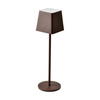 Lampka Biurkowa Nocna V-TAC 2W LED Ładowanie Ściemnianie IP54 Brąz Corten VT-7563 3000K 200lm