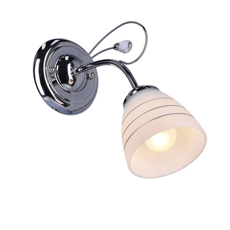 Candellux Simpli kinkiet 1x40W chrom/biały