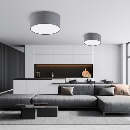 Lampa sufitowa RONDO Gray 1xE27 300