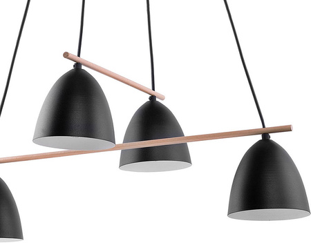 Lampa wisząca AIDA Black 4xE27