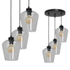 Szklana Lampa wisząca SANTIAGO CLEAR 3xE27