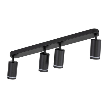 Lampa sufitowa JET Black 4xGU10