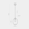 Lampa wisząca ELIO Transparent 1xE27 250