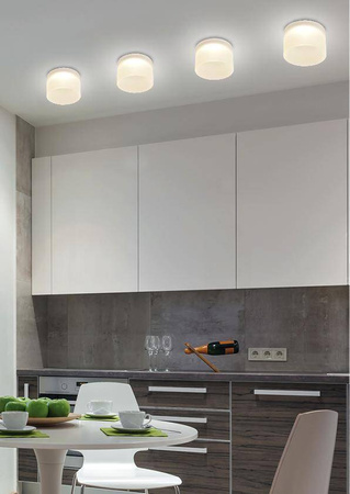 Oprawa stropowa mrożony akryl tuba oczko GU10 Candellux 2273679