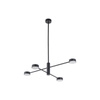 Nowodvorski Lampa wisząca metalowa czarna ORBIT 