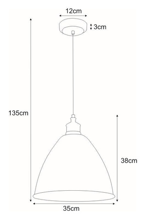 Lampa wisząca K-8005A-1 WH z serii WATSO WHITE