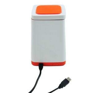 Lampa biurkowa Led HELSINKI Pomarańcz, USB