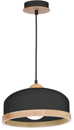 Lampa wisząca STUDIO BLACK 1xE27 czarna
