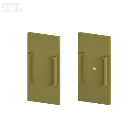 Komplet zaślepek bocznych GOLD P13-10 do osłonki C15 (2 szt bez otworu) (nr kat 7713101592)