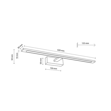 Kinkiet GALLERY LED Chrome 20 W