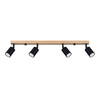 Lampa sufitowa VERDO 4 czarny