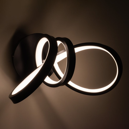 Kinkiet TESORO BLACK 15W LED