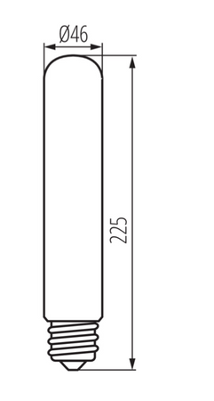 Żarówka do latarni HP E40 38W filament 7500lm IP65 4000K