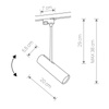 Nowodvorski Lampa czarna PROFILE EYE SUPER C 