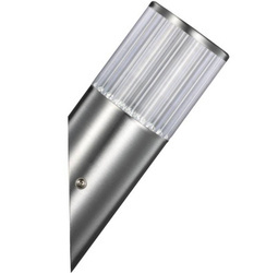 Kinkiet zewnętrzny LED COLLUM skośny satyna 6500K