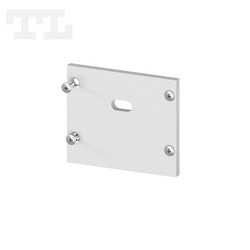 Zaślepka aluminiowa srebrna P22-2, P22-3, P22-7, GK22-7 z otworem (wkręty w komplecie) (nr kat 7722211)