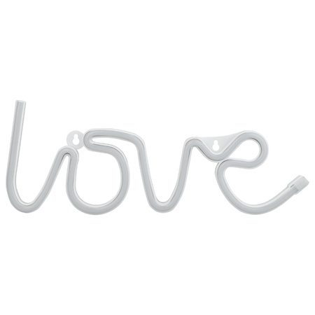 Dekoracja świetlna Neon LED "love", 34 x 12,5 cm