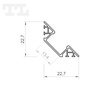 LED P7-1 Profil kątowy 2000 mm biały lakierowany (nr kat 867111)