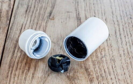 Oprawka dekoracyjna bakelitowa E27 LOFT biała