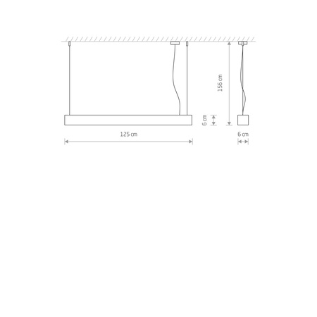 Nowodvorski Lampa wisząca biała SOFT LED 120X6 7537
