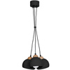 Lampa wisząca DAMA BLACK 3xE27 czarna