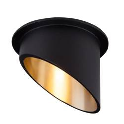 Oprawa OZZO VITA L 112-BL/G okragły pierścień IP20 czarno-złoty