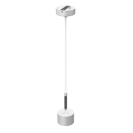 Lampa wisząca ARENA WHITE/SILVER 1xGX53