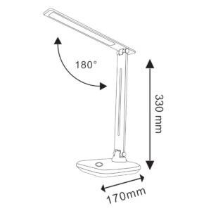 Lampa biurkowa Led VINTO Biała