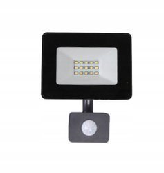 Halogen LED 10W z Czujnikiem ruchu naświetlacz 6400K