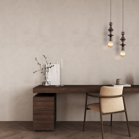 Tk Lighting TOWER BROWNlampa wisząca 1XE27