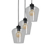Szklana Lampa wisząca SANTIAGO CLEAR 3xE27