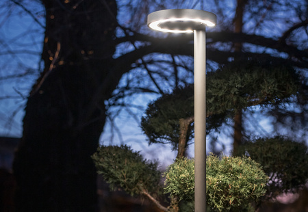 Nowodvorski Lampa stojąca zewnętrzna grafitowa POLE LED