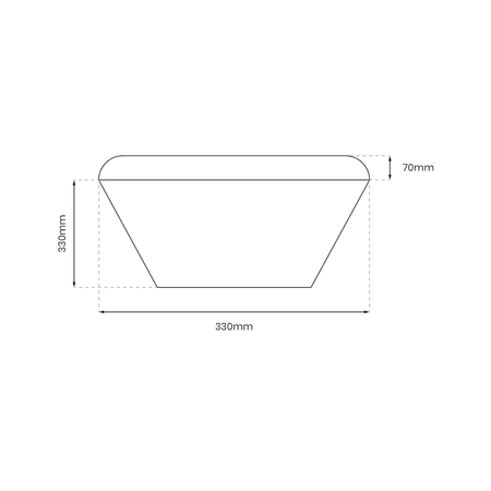 Plafon LED NEMO BLACK 17W z czujnikiem ruchu PIR