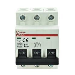 Wyłącznik nadprądowy 3P C 40A